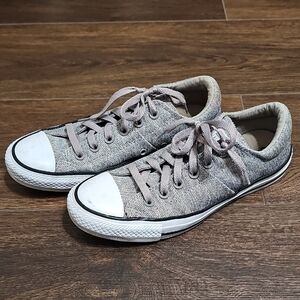 Gray Low-Top Converse Sneakers